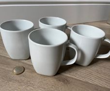 IKEA Espresso VARDERA Mug, white, 17 cl x4