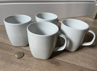 IKEA Espresso VARDERA Mug, white, 17 cl x4