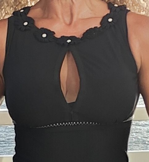 Black mini dress, size S