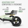 Green Pedal Go-Kart  Ride On Toy for Boys Girls Ages 2 5  Adjustable Seat, Easy Steering & Stable 4-Wheel Design  85 115 cm Image 4