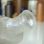 470 - Set of 6 Vintage Clear Glass Cork Screw Top Collectible Decorative Bottles Image 10