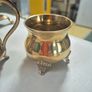 brass goblets/candle holders/jug and bowl Image 4