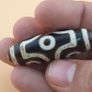 Vintage Himalayan Tibetan 6 Eyes Agate Dzi Bead Amulet Image 8