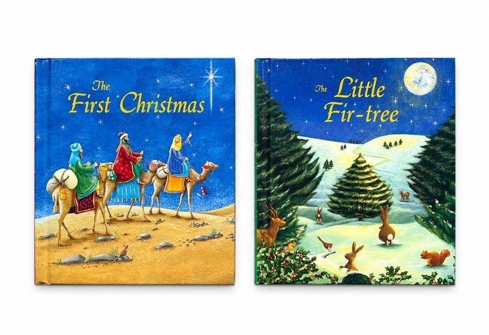 Bundle of 8 Children's Christmas Books - Picture & Story Books (Includes Sparkswealth)