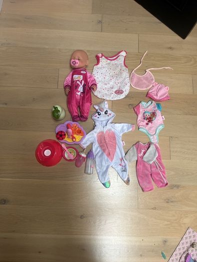babyborn doll as new and accessories
