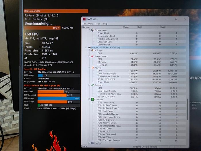 Asus Rog Strix G16 G614jzr | Rtx 4080 12gb 175w | I9-14900hx | 16" 2.5k 240hz Nebula | 16gb Ddr5 | 1tb Ssd | Warranty