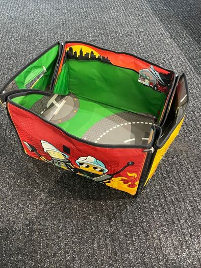 Lego City Fireman Playmat Zipbin Storage 2009