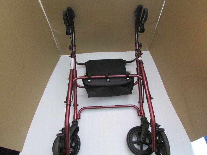Red Mobility Rollator Walker + brakes