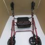 Red Mobility Rollator Walker + brakes Image 7