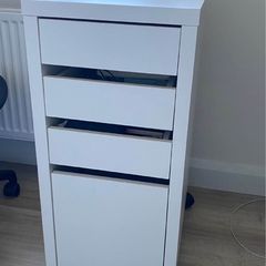 Ikea micke drawer unit on casters