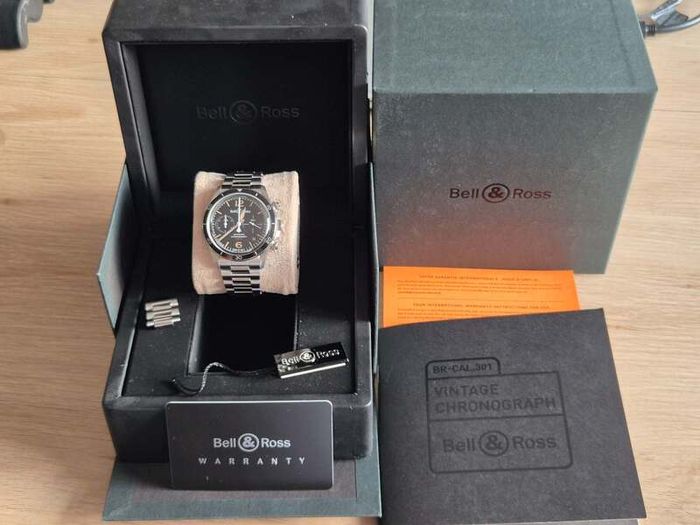 Bell & Ross BRV294 Chronograph Watch Mint Full Set