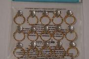 Jolee's Boutique - Scrapbooking Stickers - Wedding - Rings - Embellishments