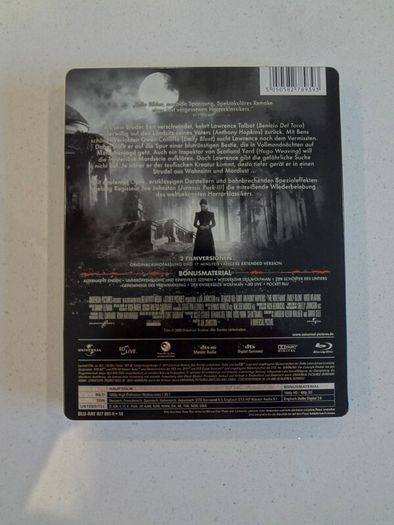 The Wolfman (2010) Blu Ray Steelbook (Extended Directors Cut) (Rare Debossed edition)