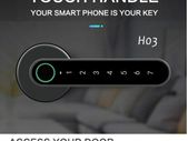 APP Bluetooth WiFi Indoor Smart Door Lock Biometric Fingerprint Lock Password Key Unlock Electronic Digital Lock