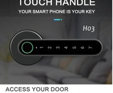 APP Bluetooth WiFi Indoor Smart Door Lock Biometric Fingerprint Lock Password Key Unlock Electronic Digital Lock