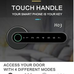 APP Bluetooth WiFi Indoor Smart Door Lock Biometric Fingerprint Lock Password Key Unlock Electronic Digital Lock