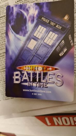 Dr Who Battles In Time Cards X 16.. In Good Condition.