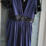 Temperley London Navy Silk Embellished Sz 12UK - Rrp 950 Image 2