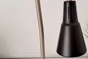 IKEA KVART Lamp Silver Grey Black Retro Style Adjustable Flexible Desk table lamp