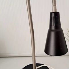 IKEA KVART Lamp Silver Grey Black Retro Style Adjustable Flexible Desk table lamp