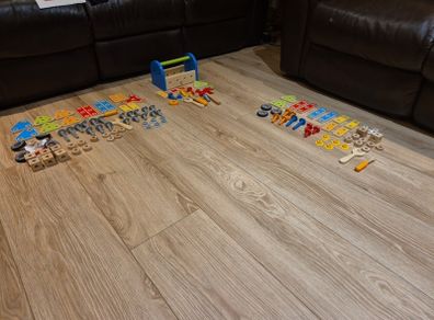 Hape Master Builder Set, Toolbox & Basic Builder Set