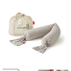 Bbhugme pregnancy pillow in seashell beige