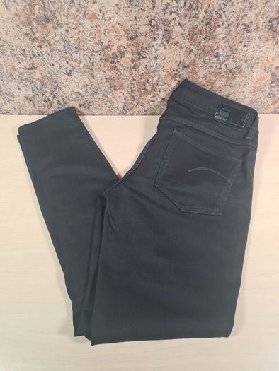 G STAR RAW black slim fit stretchy denim jeans Size W 29 L 30  zip fly A1