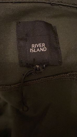 River Island  green Denim NWT