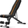 NEW SALE | Foldable Adjustable Weight Bench | 90 Degree, Incline, Decline, Flat | Pre Assembled | Weights Set Compatible | Home Gym Benches | Full Body Workout Exercise Image 2