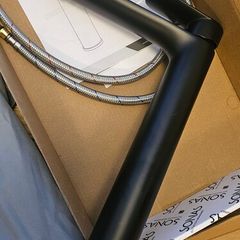sonas scope freestanding basin mixer matt black