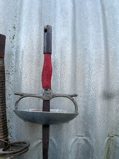Vintage French Foils, Epee, Sabre and fencing mask. c1920