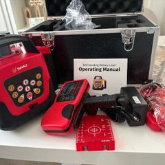 New laser kit rotary 360 laser with receiver 3 point
