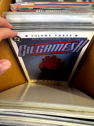 DC Long Comic Box w 250 comics for Sale (2)