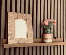 Acoustic Slat Wall Shelf Brackets for JYSK AVNEDE 60cm Picture Ledge