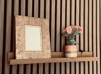Acoustic Slat Wall Shelf Brackets for JYSK AVNEDE 60cm Picture Ledge