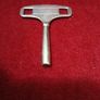 vintage Brass Clock  Winding Key Size 6 Image 3
