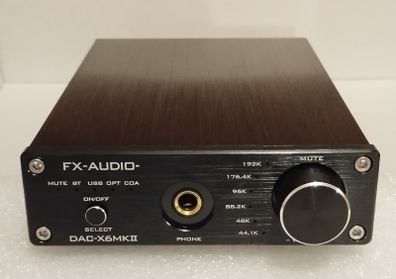 Digital Analogue Converter, FX Audio, DAC-X6mKII