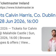 Calvin harris tickets