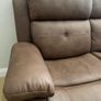 Brand New Brown Fabric Corner Recliner Sofa Image 3