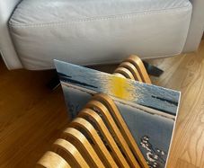 VINTAGE 1980's Habitat magazine/ record rack