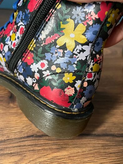 Vintage Dr Martens 1460 Floral Boots UK 2