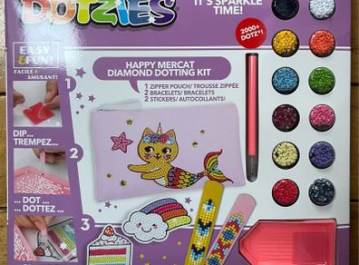Bandai Dotzies Happy Mercat diamond dotting kit