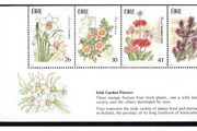 1990 Ireland Irish Garden Flowers Commemorative Stamps Booklet Pane Mint Never Hinged (MNH). Hibernian HP41