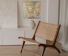 Architectural Opulence Meets Quiet Luxury Original Abstract Art Irish Artist Gold Art Gold Painting