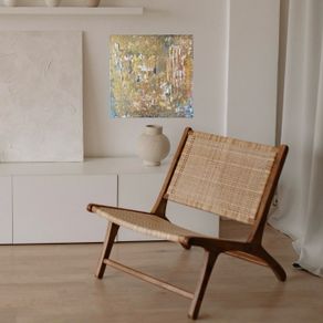 Architectural Opulence Meets Quiet Luxury Original Abstract Art Irish Artist Gold Art Gold Painting