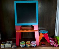 Early Learning Centre Children Easel White Board Chalk Black Board