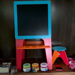 Early Learning Centre Children Easel White Board Chalk Black Board