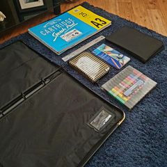 Large Art & Design Starter Bundle - Sketch Pads, Portfolios, Pencils, Markers & More