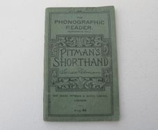 Vintage Book:- Pitman's Shorthand. The Phonographic Reader
