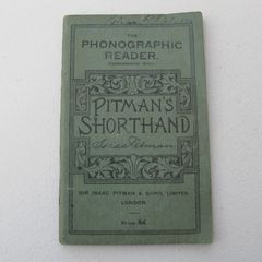 Vintage Book:- Pitman's Shorthand. The Phonographic Reader